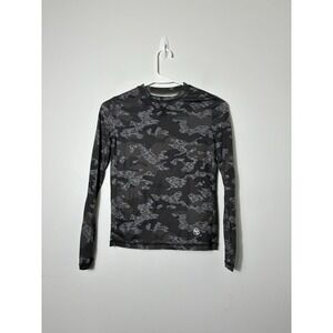 climatesmart baselayer Boys Youth M Gray Camo Lightweight Breathable Outdoor